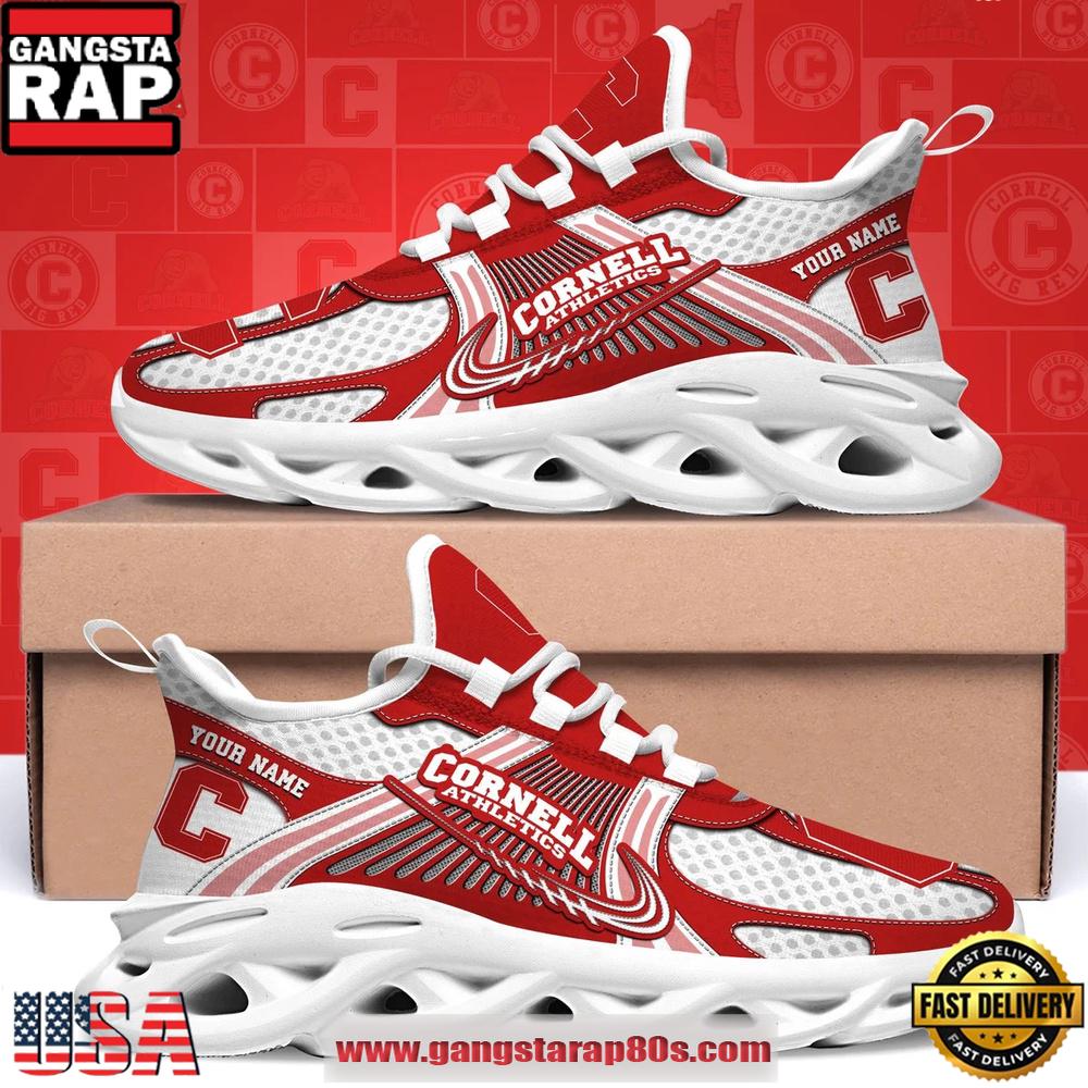 Cornell Big Red Personalized Clunky Sneaker Max Soul Shoes