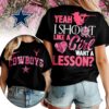 Dallas Cowboys Premium NFL Shoot Like A Girl Women Shirt