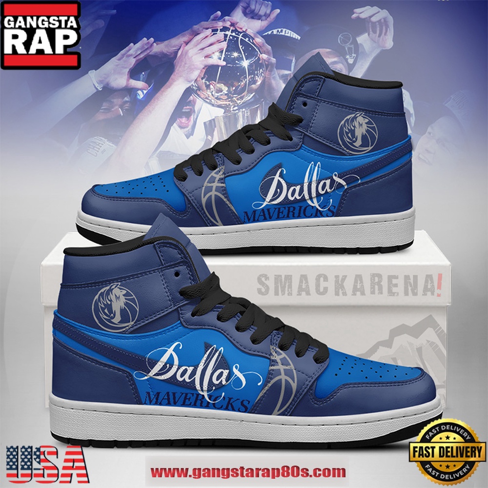 Dallas Mavericks NBA New 2026 Version Air Jordan 1 High Top Sneakers Shoes