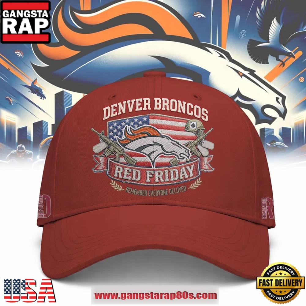 Denver Broncos NFL RED Friday Classic Cap Hats