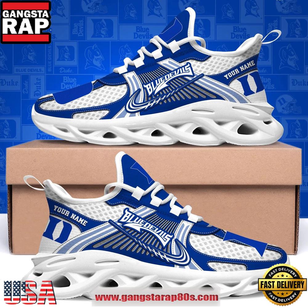 Duke Blue Devils Personalized Clunky Sneaker Max Soul Shoes