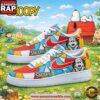 Funny Snoopy Peanuts Patchwork Custom Air Force 1 Sneakers Shoes 2 Funny Snoopy Peanuts Patchwork Custom Air Force 1 Sneakers Shoes