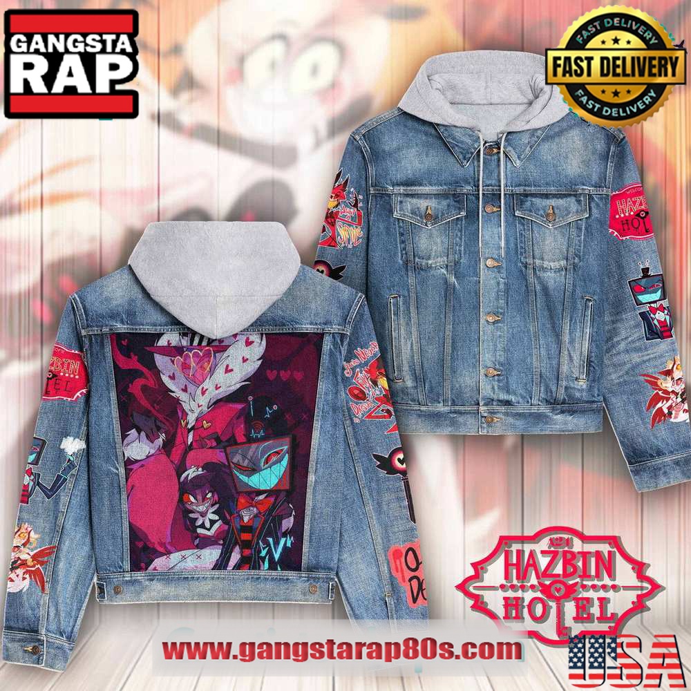 Hazbin Hotel Hooded Limited Edition Denim Jacket