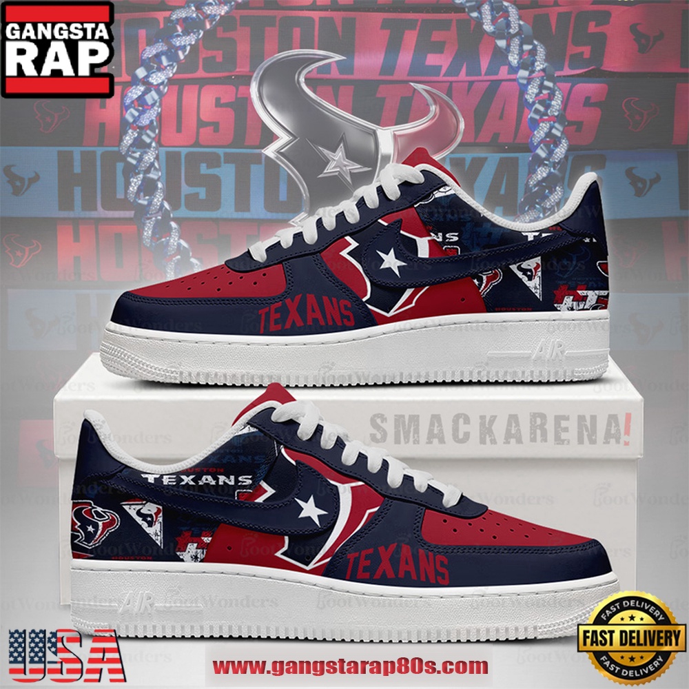 Houston Texans Trending Football Sneakers NFL Air Force 1 Shoes