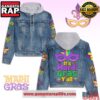 It's Mardi Gras Y'all Hooded Limited Edition Denim Jacket 2 It's Mardi Gras Y'all Hooded Limited Edition Denim Jacket