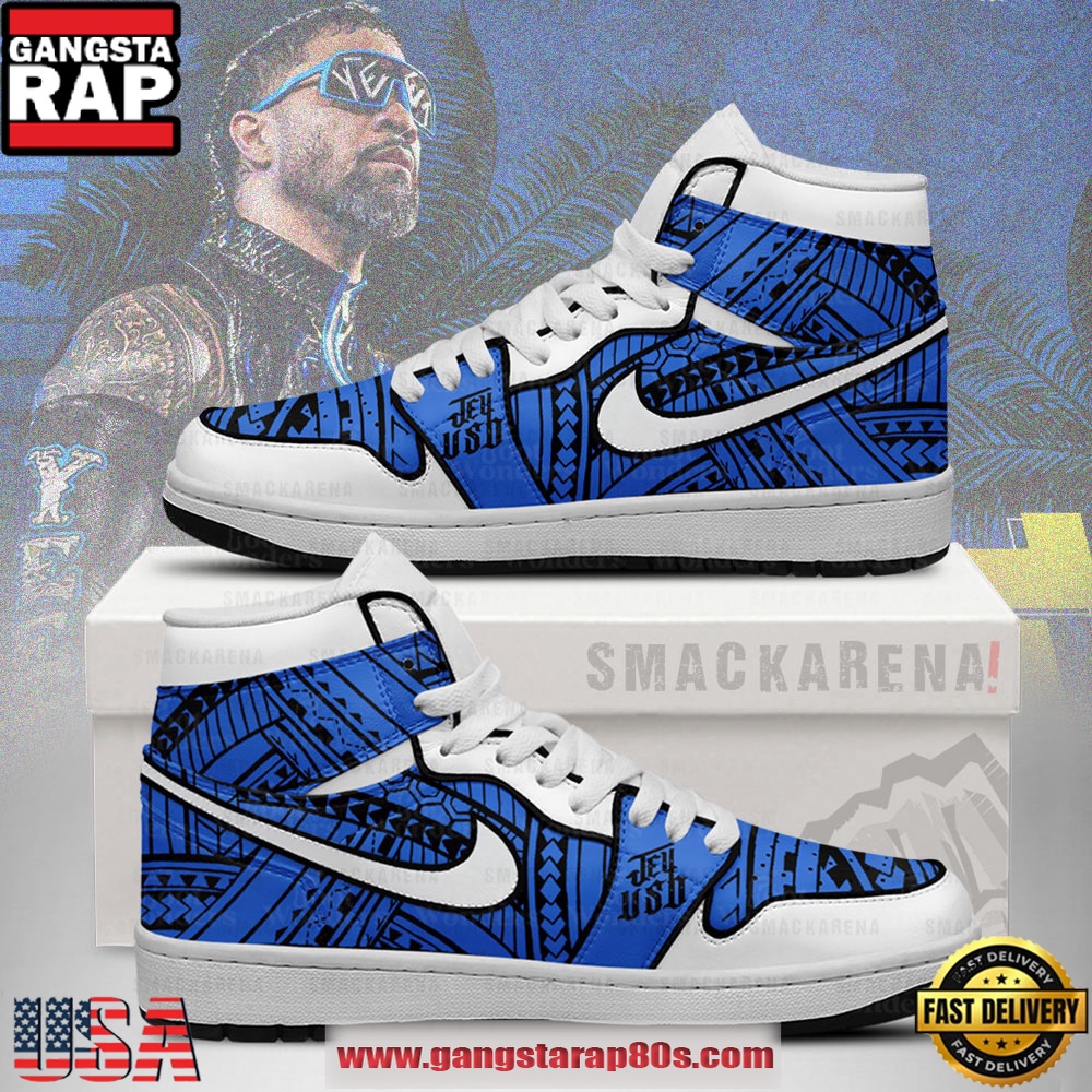 Jey Uso Air Jordan 1 High Top Sneakers Shoes