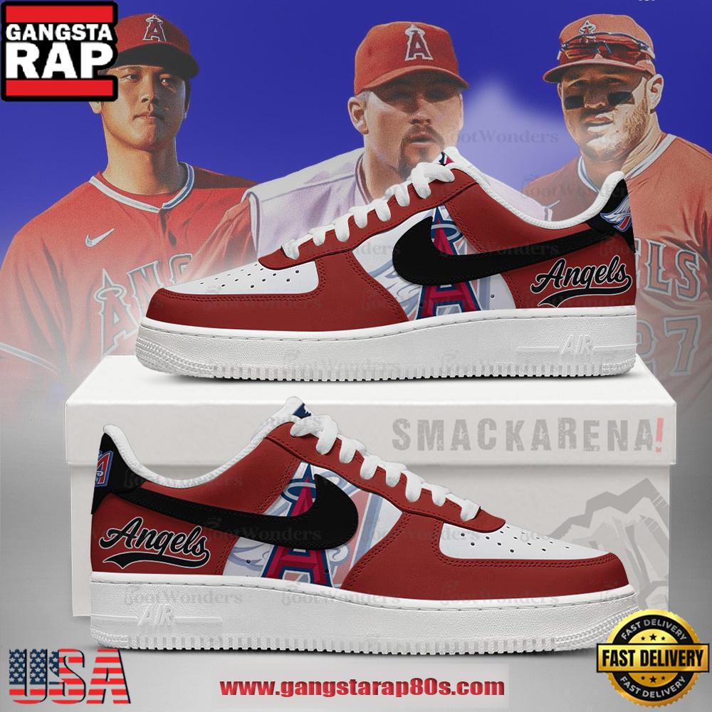 Los Angeles Angels MLB Trending Sneakers Air Force 1 Low Top Shoes Los Angeles Angels MLB Trending Sneakers Air Force 1 Low Top Shoes