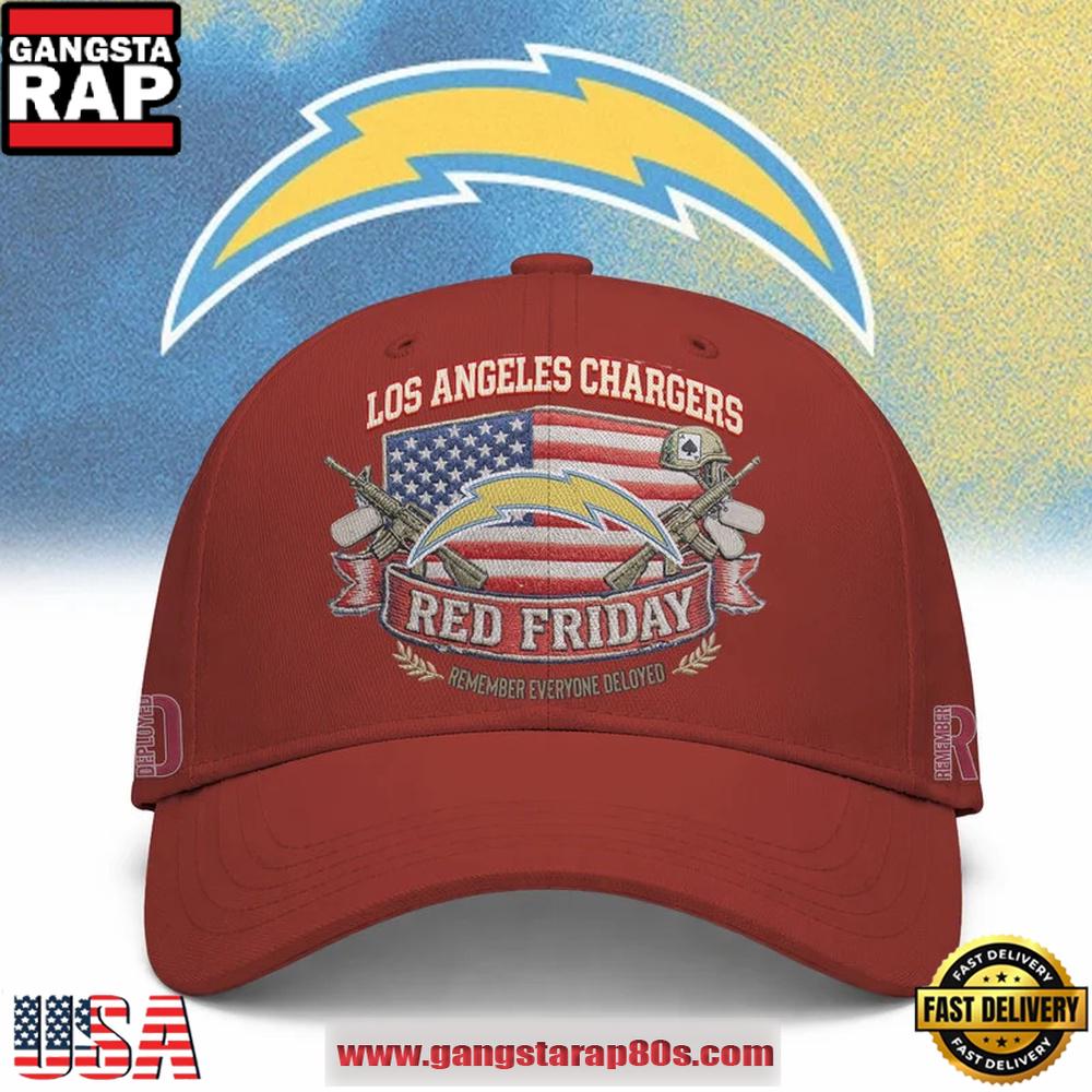 Los Angeles Chargers NFL RED Friday Classic Cap Hats