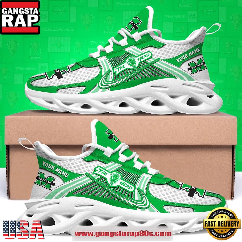 Marshall Thundering Herd Personalized Clunky Sneaker Max Soul Shoes