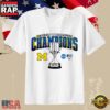 Michigan Wolverines Hockey 2026 Big Ten Champions College Ice Hockey T-Shirt 2 Michigan Wolverines Hockey 2026 Big Ten Champions College Ice Hockey T-Shirt