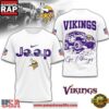 Minnesota Vikings NFL Premium NFL Jeep 3D Shirt