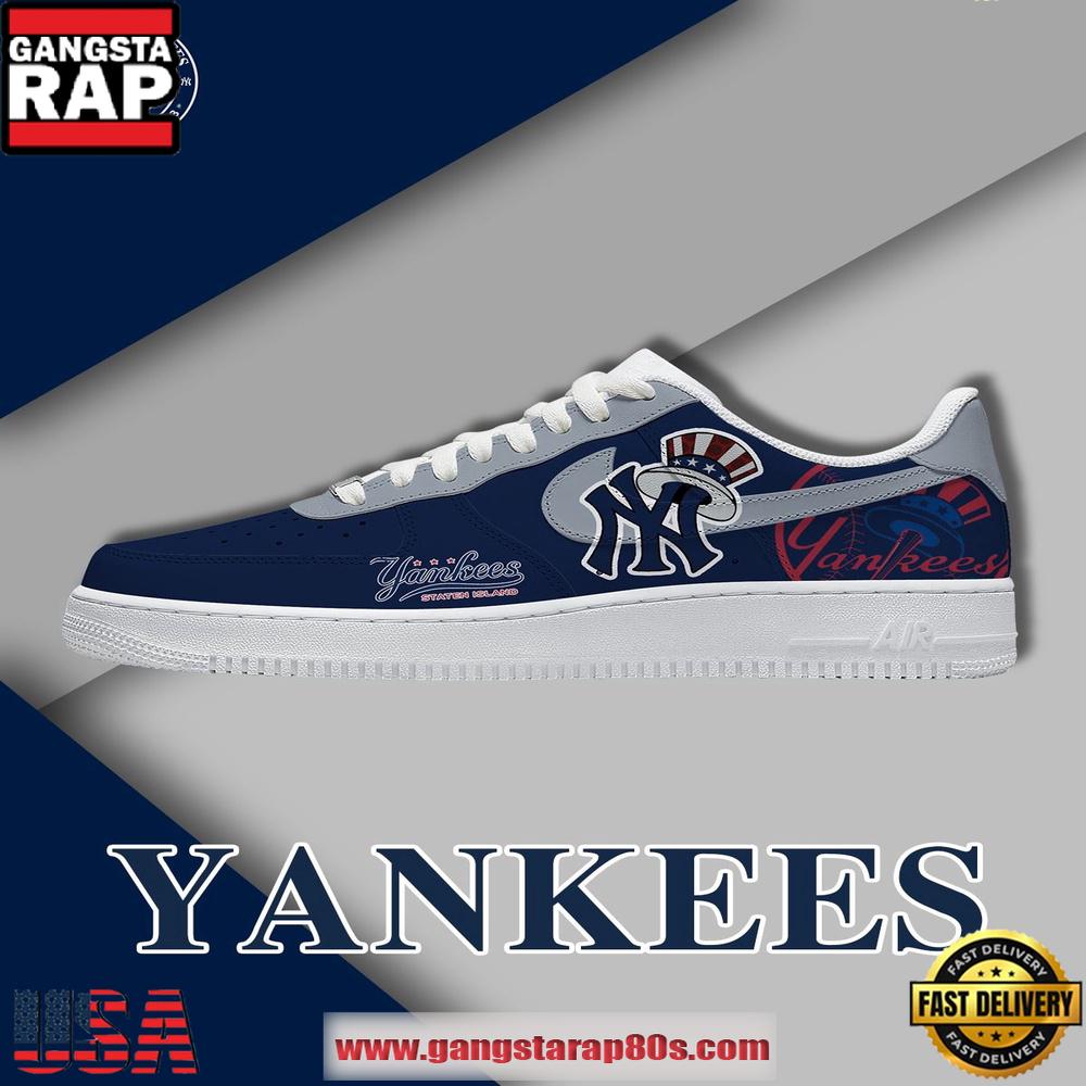 MLB New York Yankees Baseball New Edition AF1 Shoes Running Sneakers MLB New York Yankees Baseball New Edition AF1 Shoes Running Sneakers