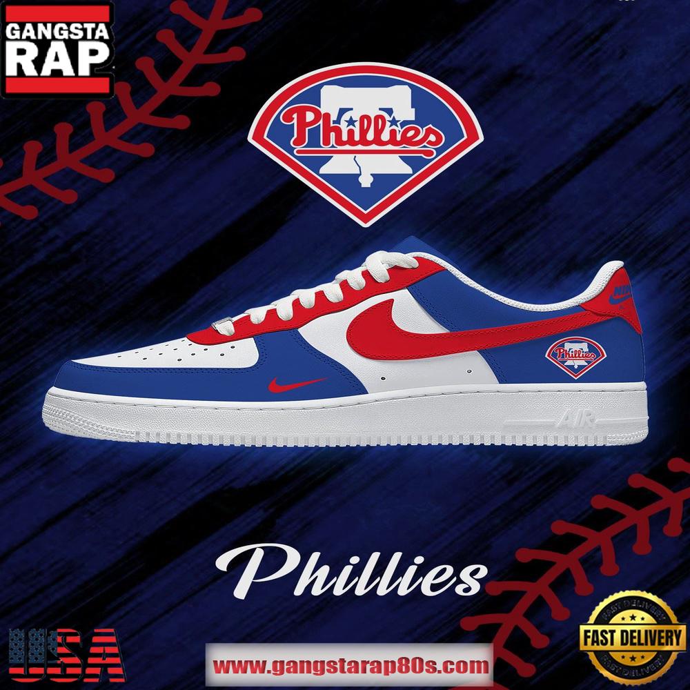 MLB Philadelphia Phillies Baseball AF1 Shoes Running Sneakers
