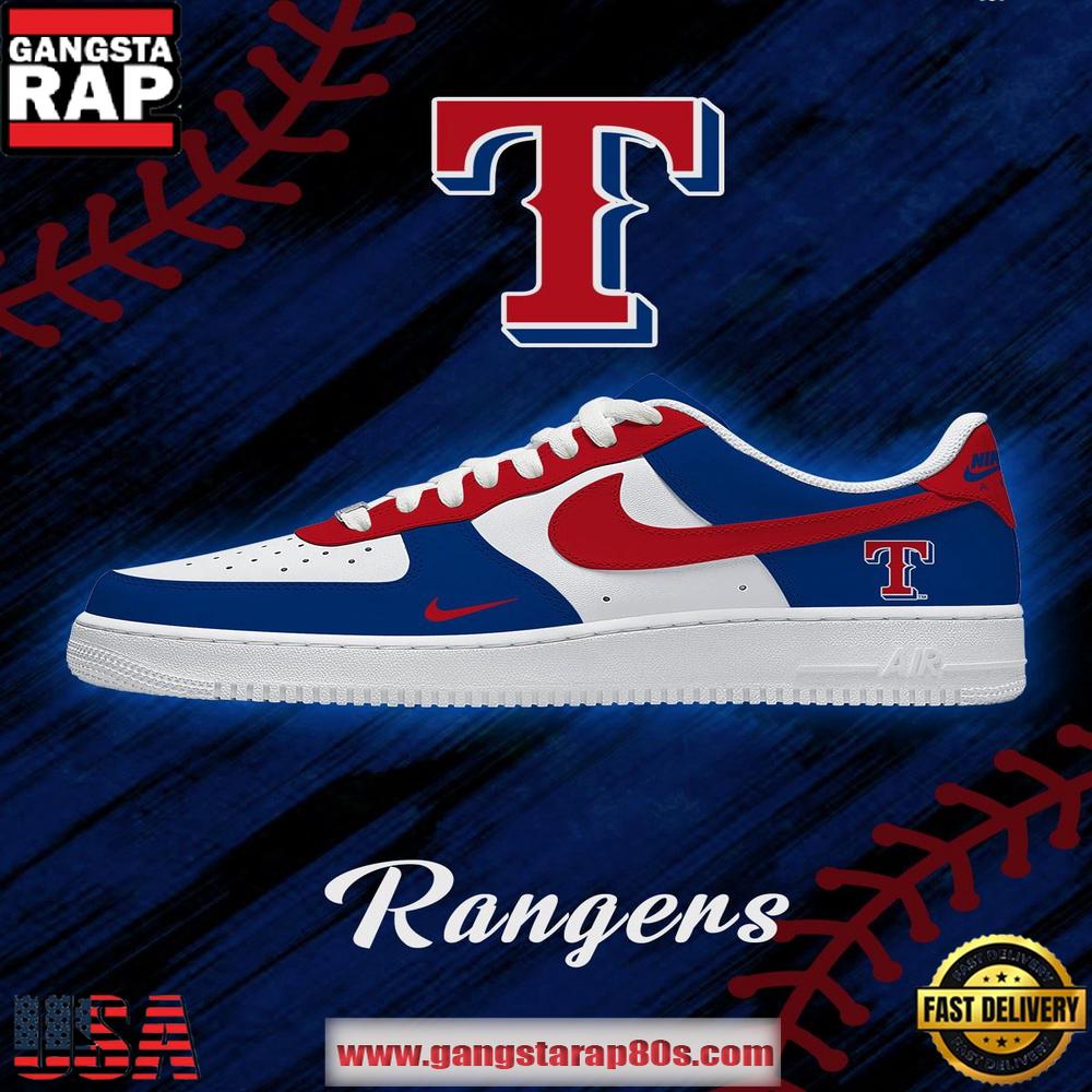 MLB Texas Rangens Baseball AF1 Shoes Running Sneakers