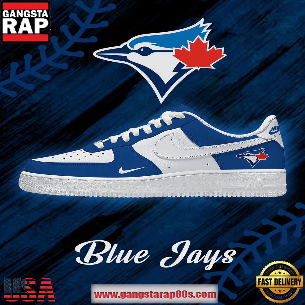MLB Toronto Blue Jays Baseball AF1 Shoes Running Sneakers