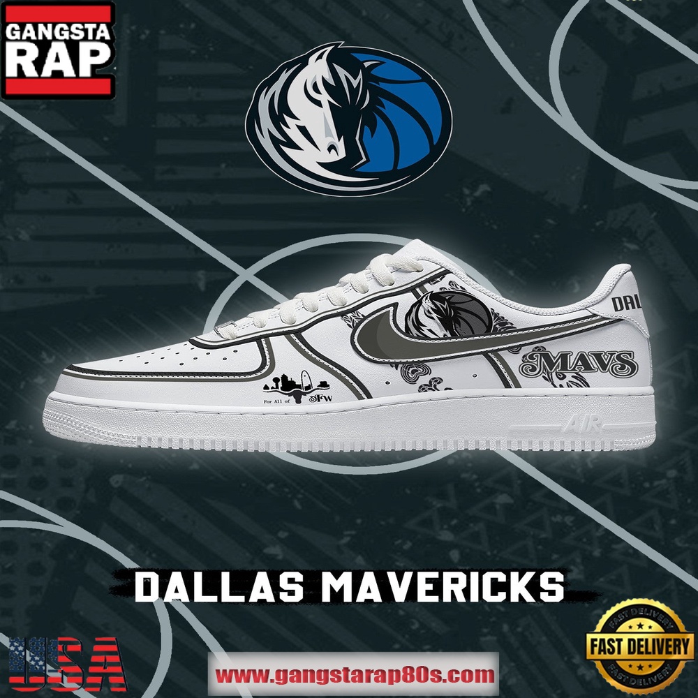 NBA Dallas Basketball New 2026 Version Air Force 1 Sneakers Shoes