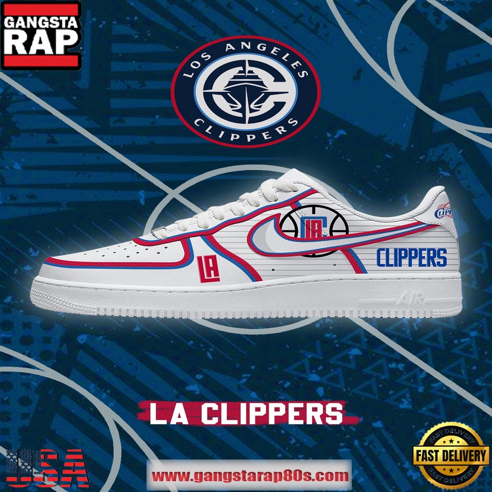 NBA LA Basketball New Design Air Force 1 Sneakers Shoes