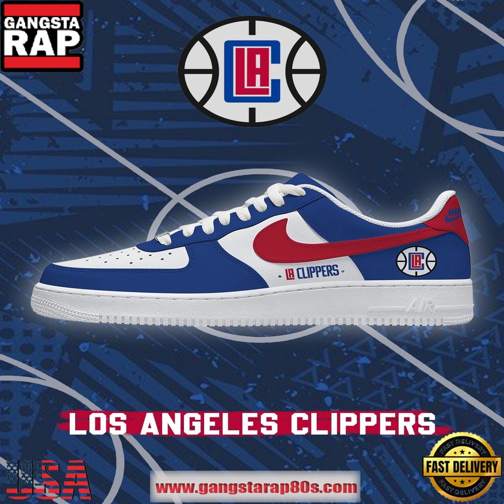NBA Los Angeles Basketball Air Force 1 Sneakers Shoes Version
