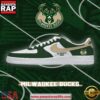 NBA Milwaukee Basketball Air Force 1 Sneakers Shoes