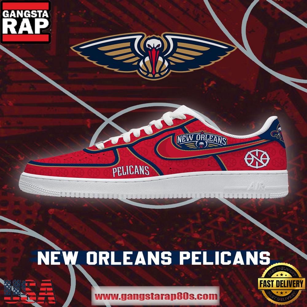 NBA New Orleans Basketball Limited Edition 2026 Version Air Force 1 Sneakers Shoes