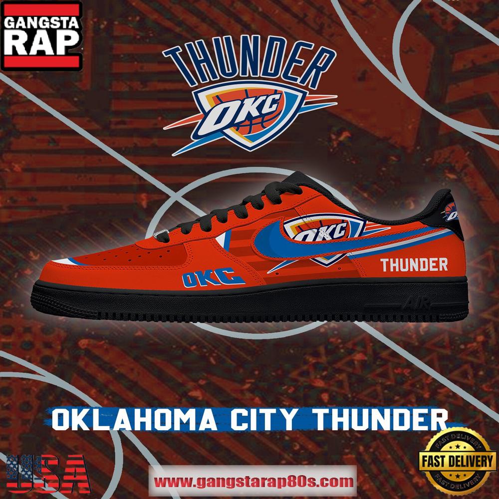 NBA Oklahoma City Basketball Limited Style New 2026 Version Air Force 1 Sneakers Shoes
