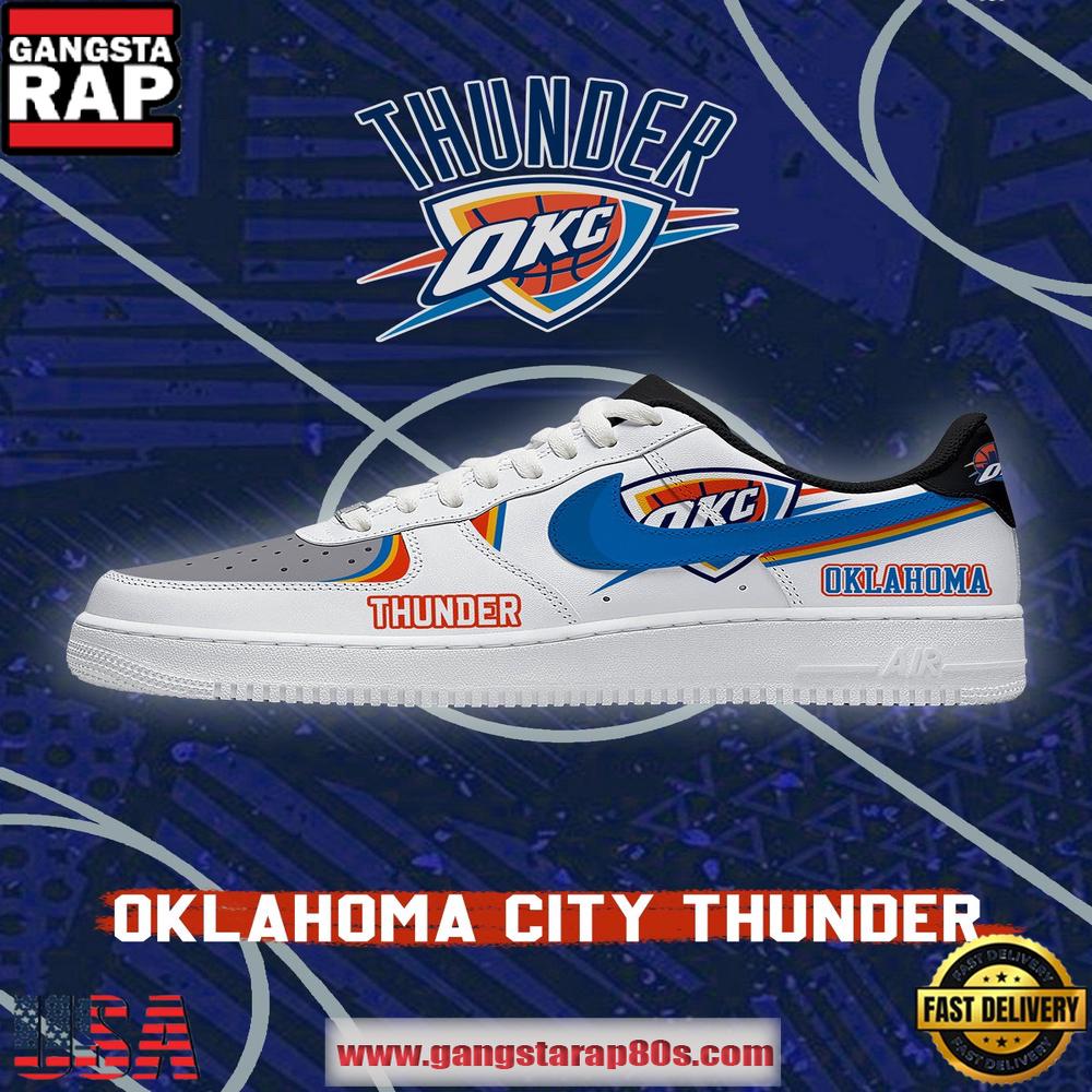 NBA Oklahoma City Basketball Premium New 2026 Version Air Force 1 Sneakers Shoes