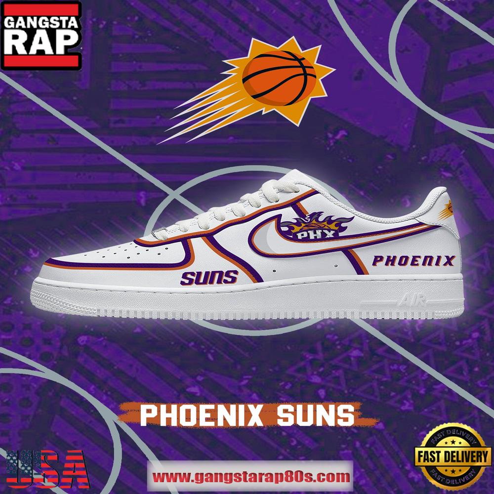 NBA Phoenix Basketball Limited Style New 2026 Version Air Force 1 Sneakers Shoes