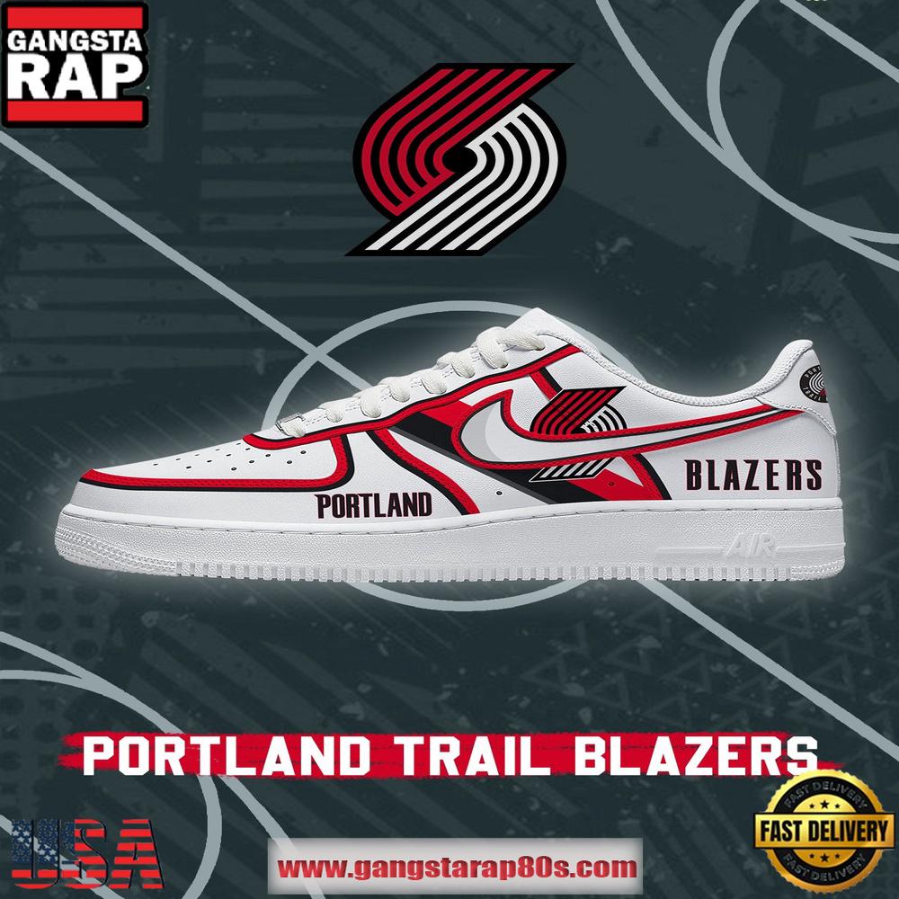 NBA Portland Trail Basketball Limited Style New 2026 Version Air Force 1 Sneakers Shoes