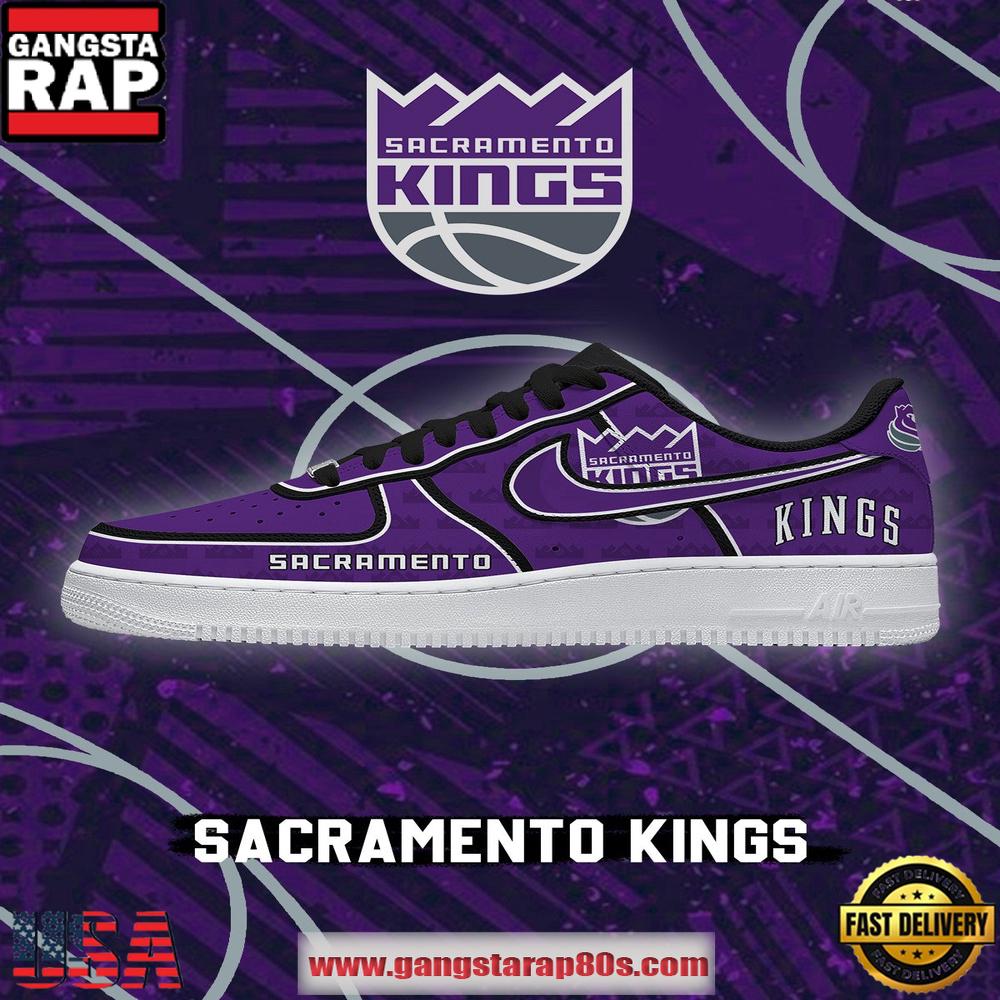 NBA Sacramento Basketball Limited Style New 2026 Version Air Force 1 Sneakers Shoes