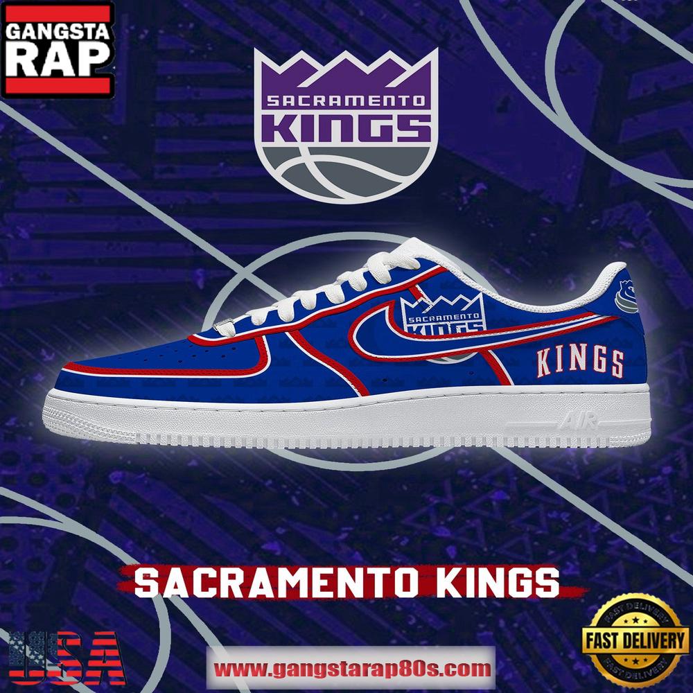 NBA Sacramento Basketball Premium New 2026 Version Air Force 1 Sneakers Shoes