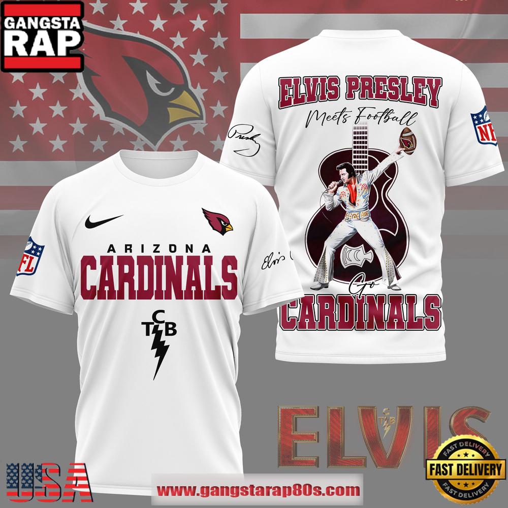 NFL Arizona Cardinals x Elvis Presley 2026 Unisex T-Shirt