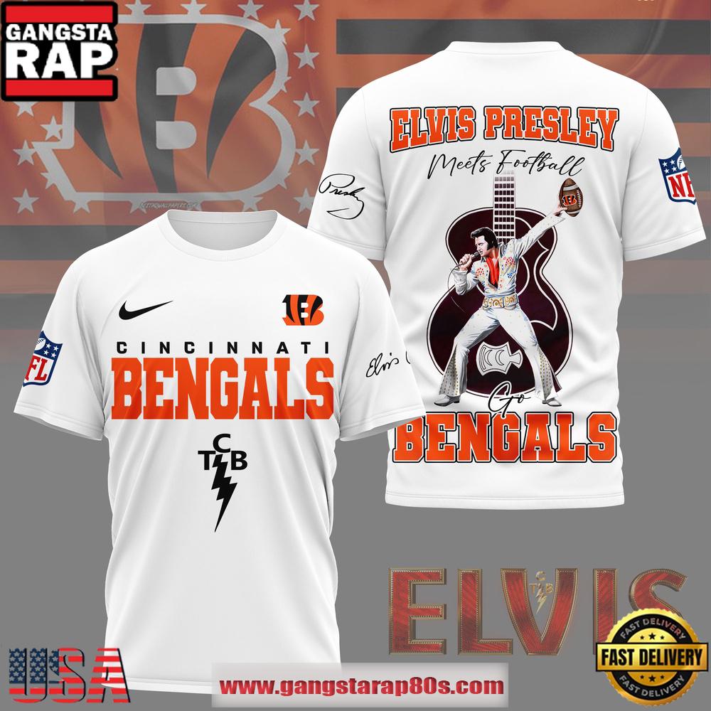 NFL Cincinnati Bengals x Elvis Presley 2026 Unisex T-Shirt NFL Cincinnati Bengals x Elvis Presley 2026 Unisex T-Shirt