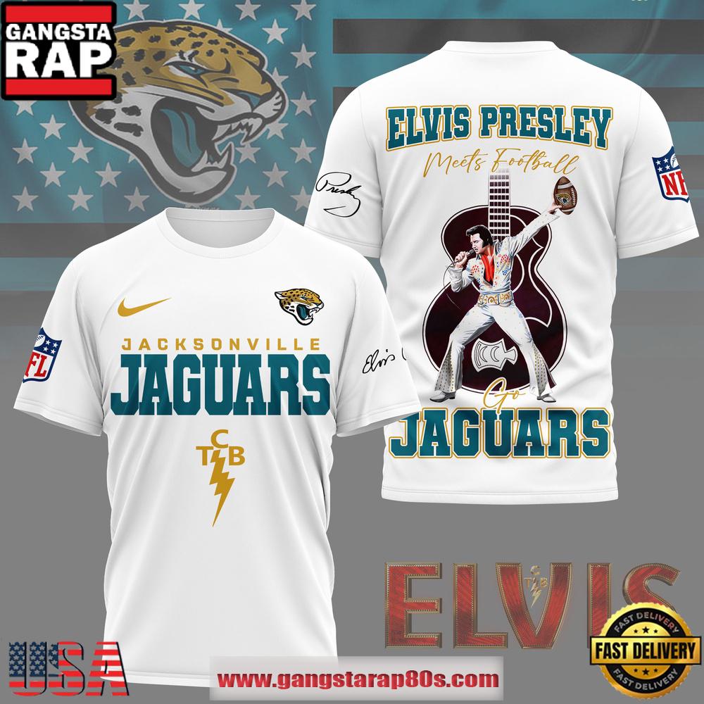 NFL Jacksonville Jaguars x Elvis Presley 2026 Unisex T-Shirt NFL Jacksonville Jaguars x Elvis Presley 2026 Unisex T-Shirt
