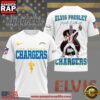 NFL Los Angeles Chargers x Elvis Presley 2026 Unisex T-Shirt 3 NFL Los Angeles Chargers x Elvis Presley 2026 Unisex T-Shirt