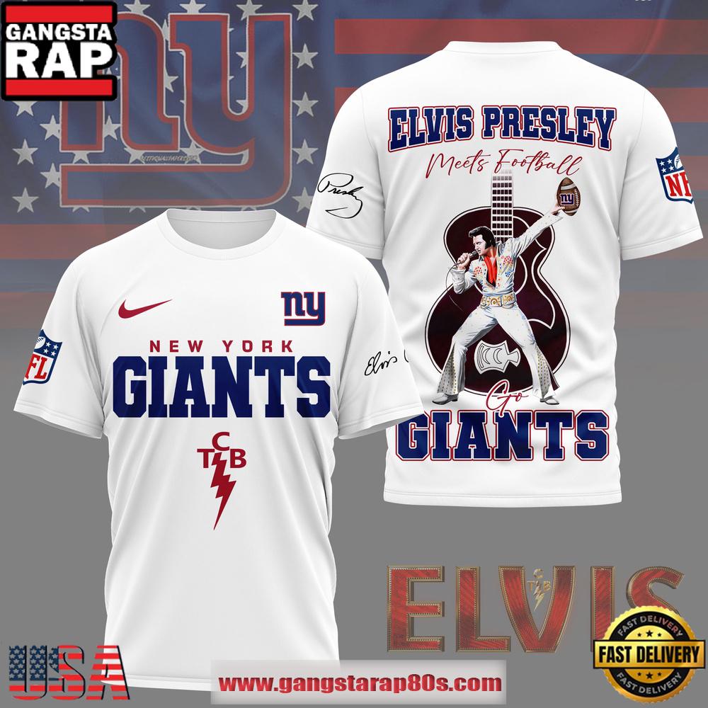 NFL New York Giants x Elvis Presley 2026 Unisex T-Shirt