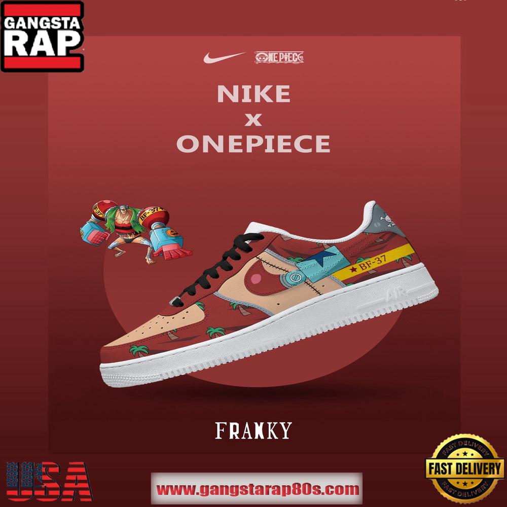 One Piece Iron Man Franky Nike Air Force 1 Sneakers Fan Shoes
