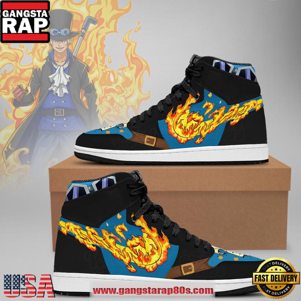 One Piece Sabo Limited Edition Nike Air Jordan 1 Sneakers Shoes One Piece Sabo Limited Edition Nike Air Jordan 1 Sneakers Shoes