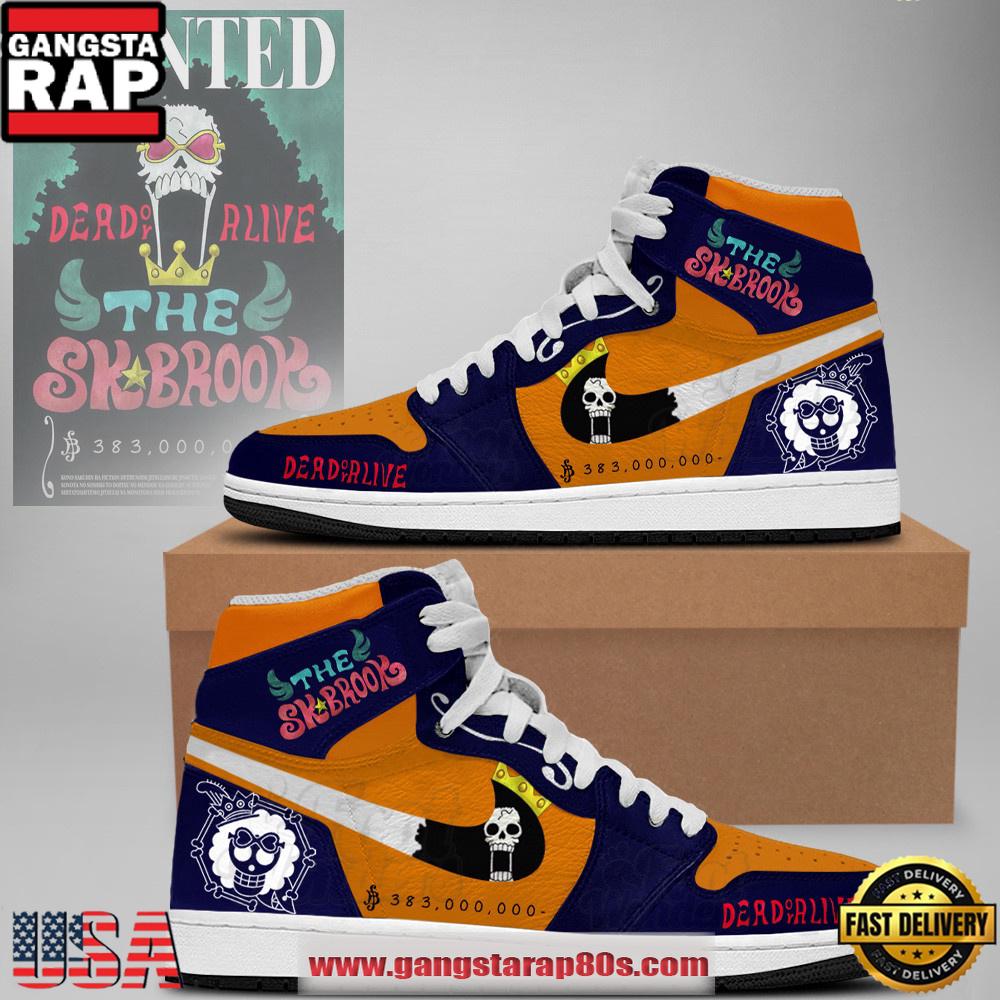 One Piece Wanted Brooktn Limited Edition Nike Air Jordan 1 Sneakers Shoes One Piece Wanted Brooktn Limited Edition Nike Air Jordan 1 Sneakers Shoes