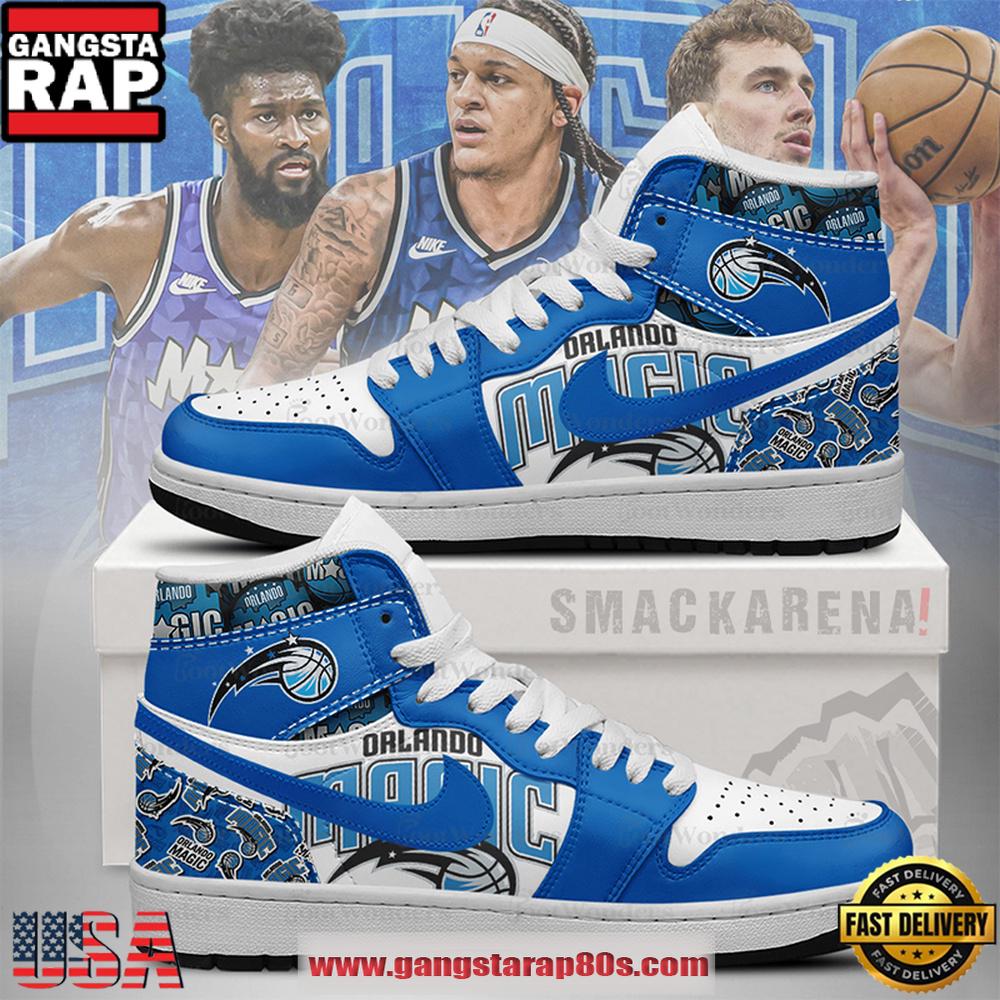 Orlando Magic NBA Nike Air Jordan 1 Sneakers Shoes