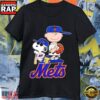 Peanuts Characters x New York Mets Baseball MLB 2026 Cartoon Graphic T-Shirt 3 Peanuts Characters x New York Mets Baseball MLB 2026 Cartoon Graphic T-Shirt
