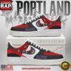 Portland Trail Blazers NBA Nike Air Force 1 Low Top Shoes 2 Portland Trail Blazers NBA Nike Air Force 1 Low Top Shoes