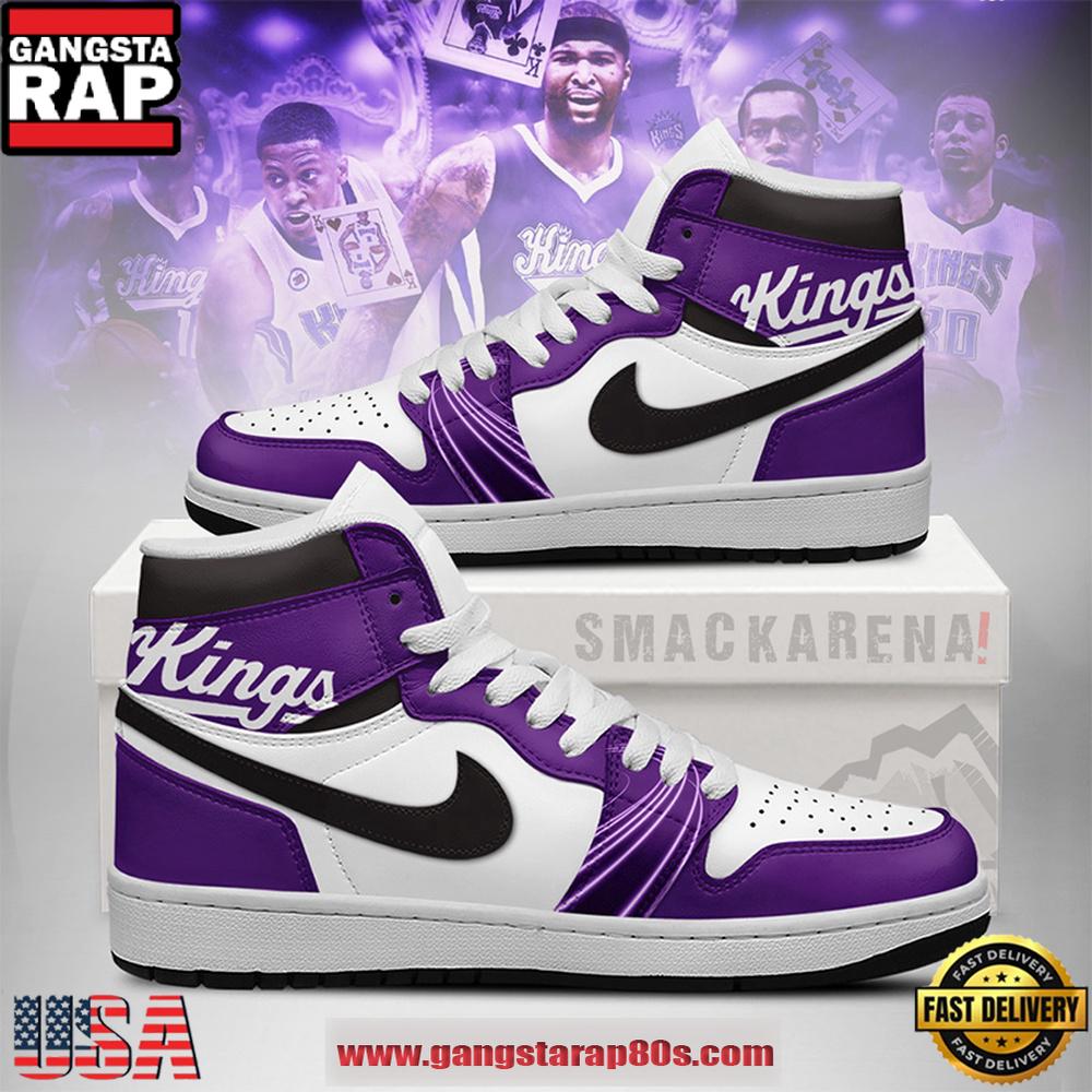 Sacramento Kings NBA Nike Air Jordan 1 Sneakers Shoes
