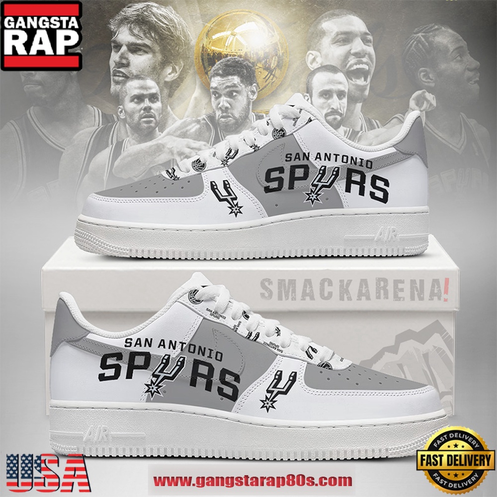San Antonio Spurs NBA New 2026 Version Air Force 1 Sneakers Shoes San Antonio Spurs NBA New 2026 Version Air Force 1 Sneakers Shoes