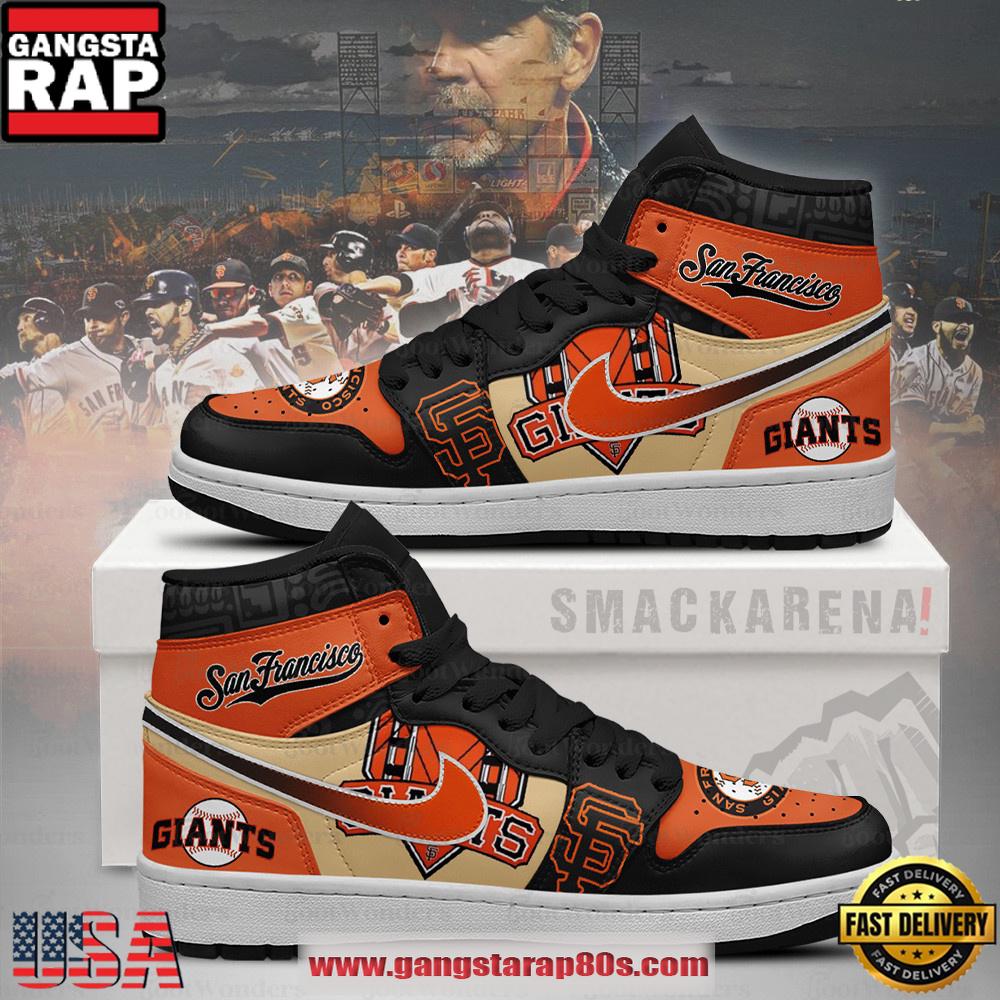 San Francisco Giants MLB Trending Sneakers Air Jordan 1 High Top Shoes San Francisco Giants MLB Trending Sneakers Air Jordan 1 High Top Shoes
