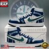 Seattle Mariners MLB Unique Sports Air Jordan 1 High Top Shoes Running Sneakers
