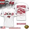 Tampa Bay Buccaneers NFL Premium NFL Jeep 3D Shirt