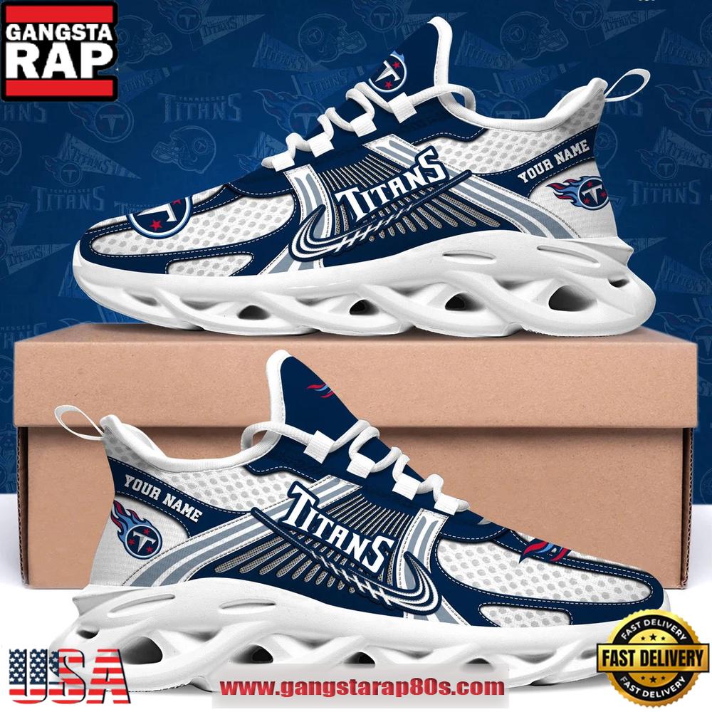 Tennessee Titans Personalized Clunky Sneaker Max Soul Shoes