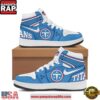 Tennessee Titans Tri-Star Shield Air Jordan 1 Sneakers Shoes