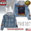 Travis Scott They Slept On Me 10 Times Hooded Limited Edition Denim Jacket