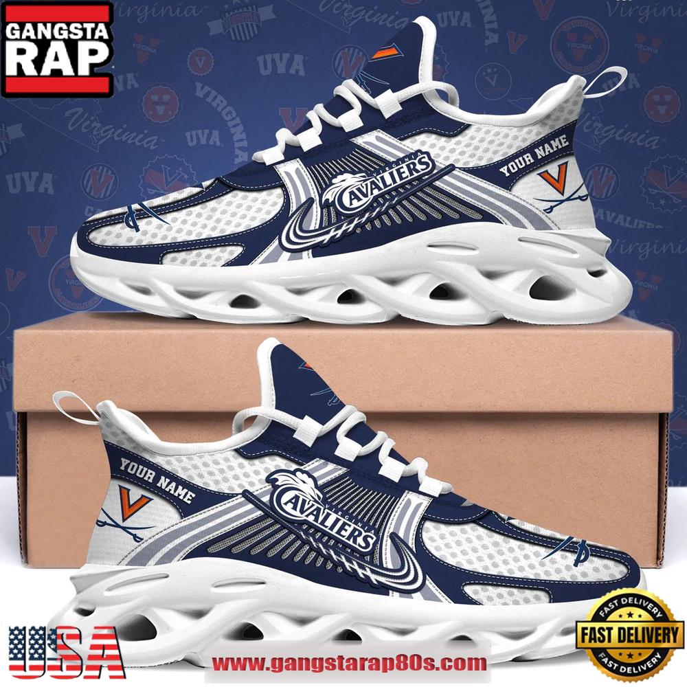 Virginia Cavaliers Personalized Clunky Sneaker Max Soul Shoes